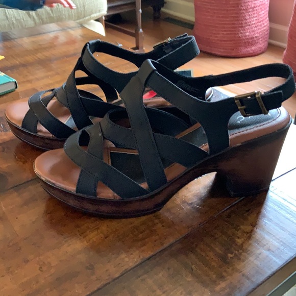 b.o.c wedge sandal - Picture 2 of 4